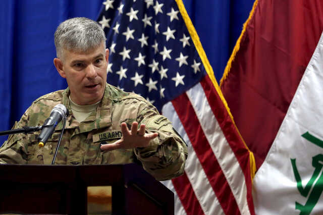 Steve Warren ezredes, a Pentagon szóvivője