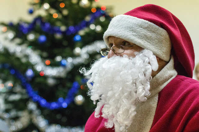 Mikulás a Megyeházán