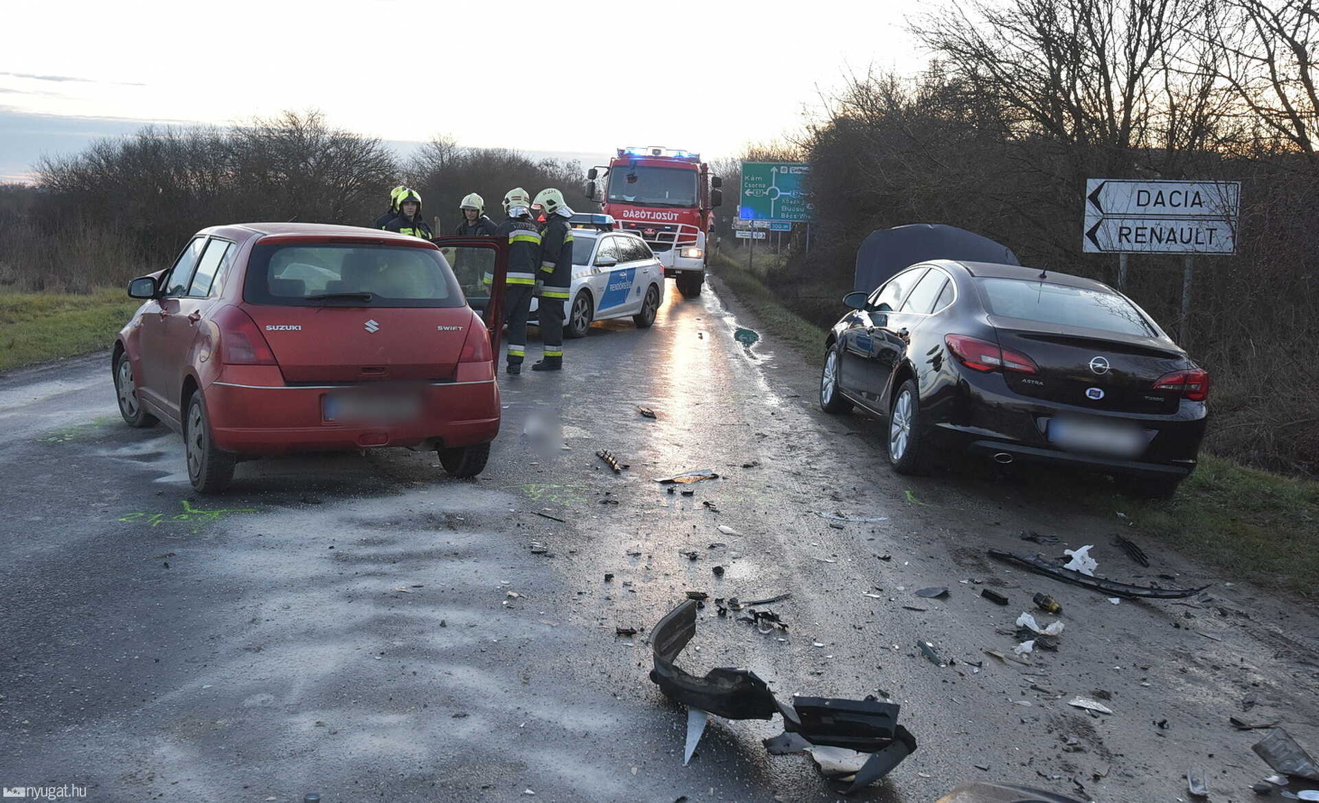 Opel elé hajtott egy Suzuki Szombathely közelében
