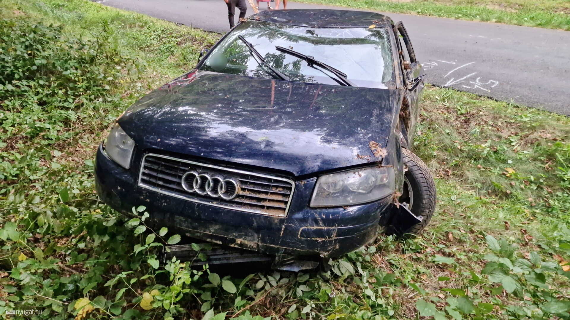 Két napja vásárolt Audi csapódott fák közé ittas sofőrrel Szentgotthárd közelében
