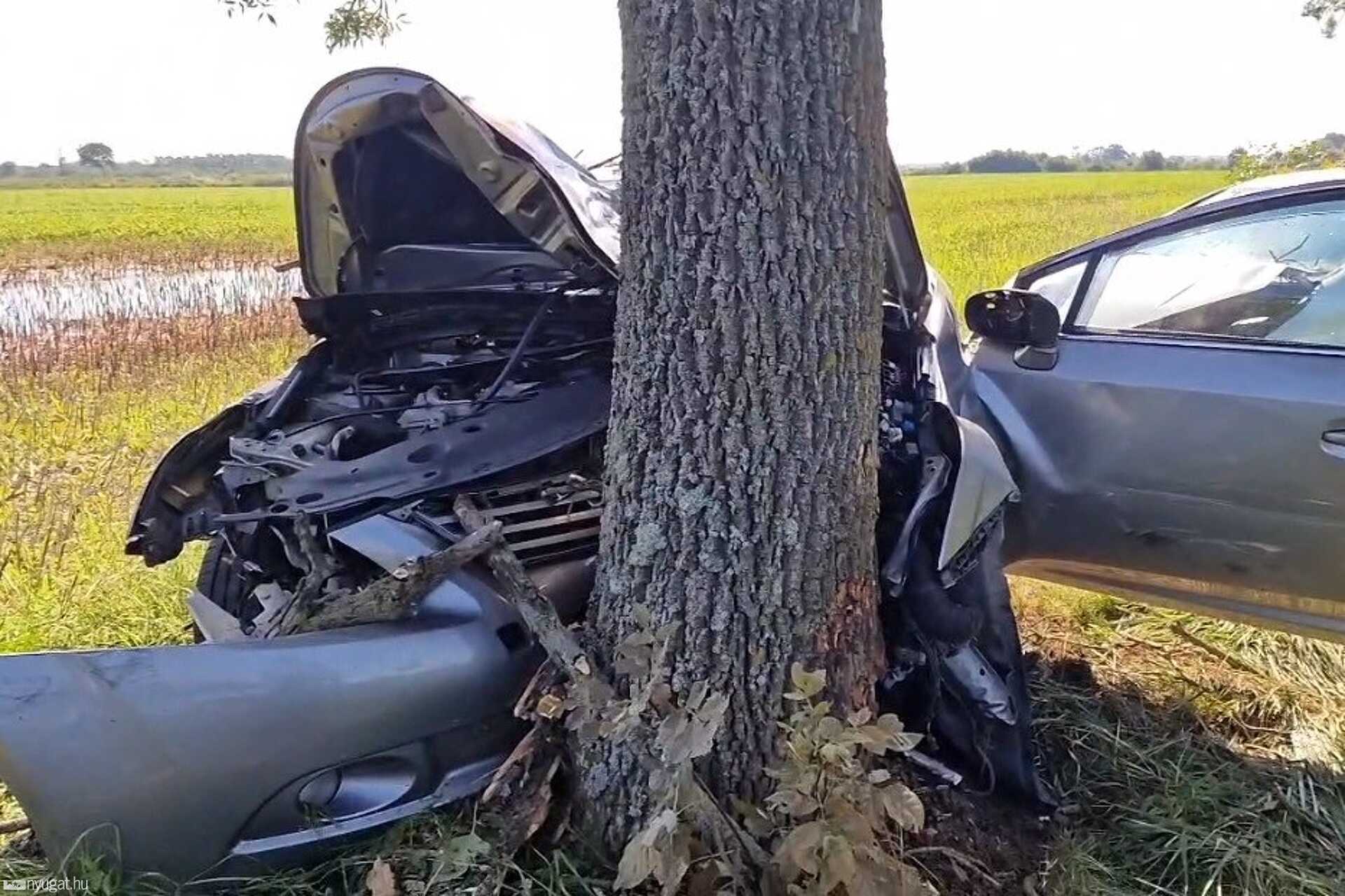 Három autó ütközött Rábahídvég és Sorokpolány között