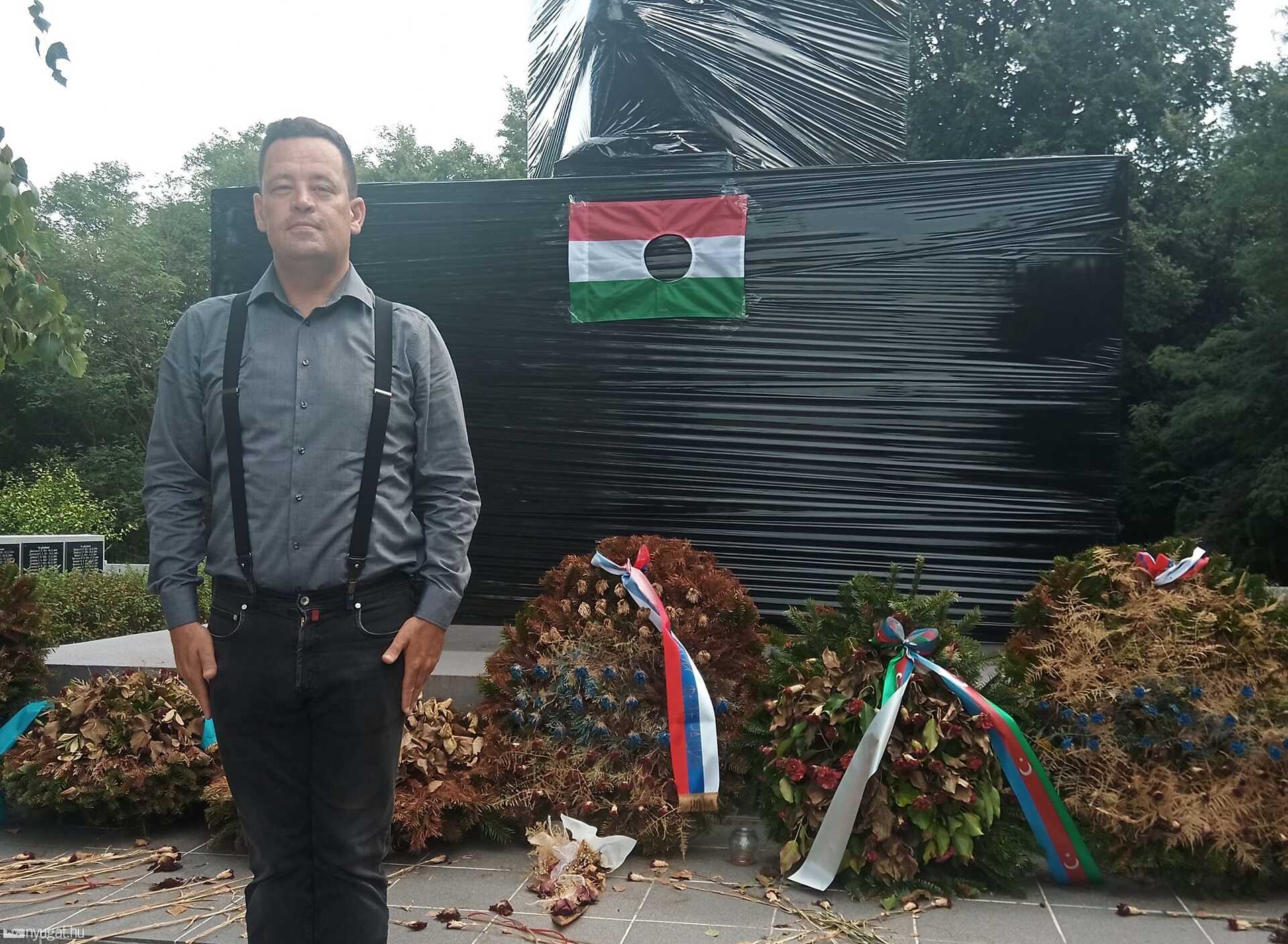 Keresztény Zoltán és a szovjet emlékmű