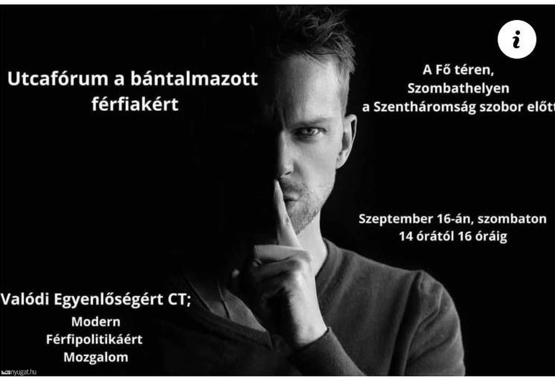Bántalmazott férfiak - utcafórum