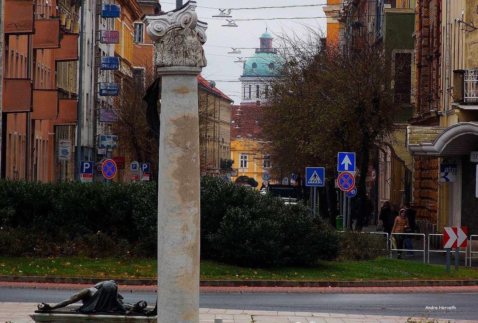 Andre Horváth képei Szombathely belvárosáról