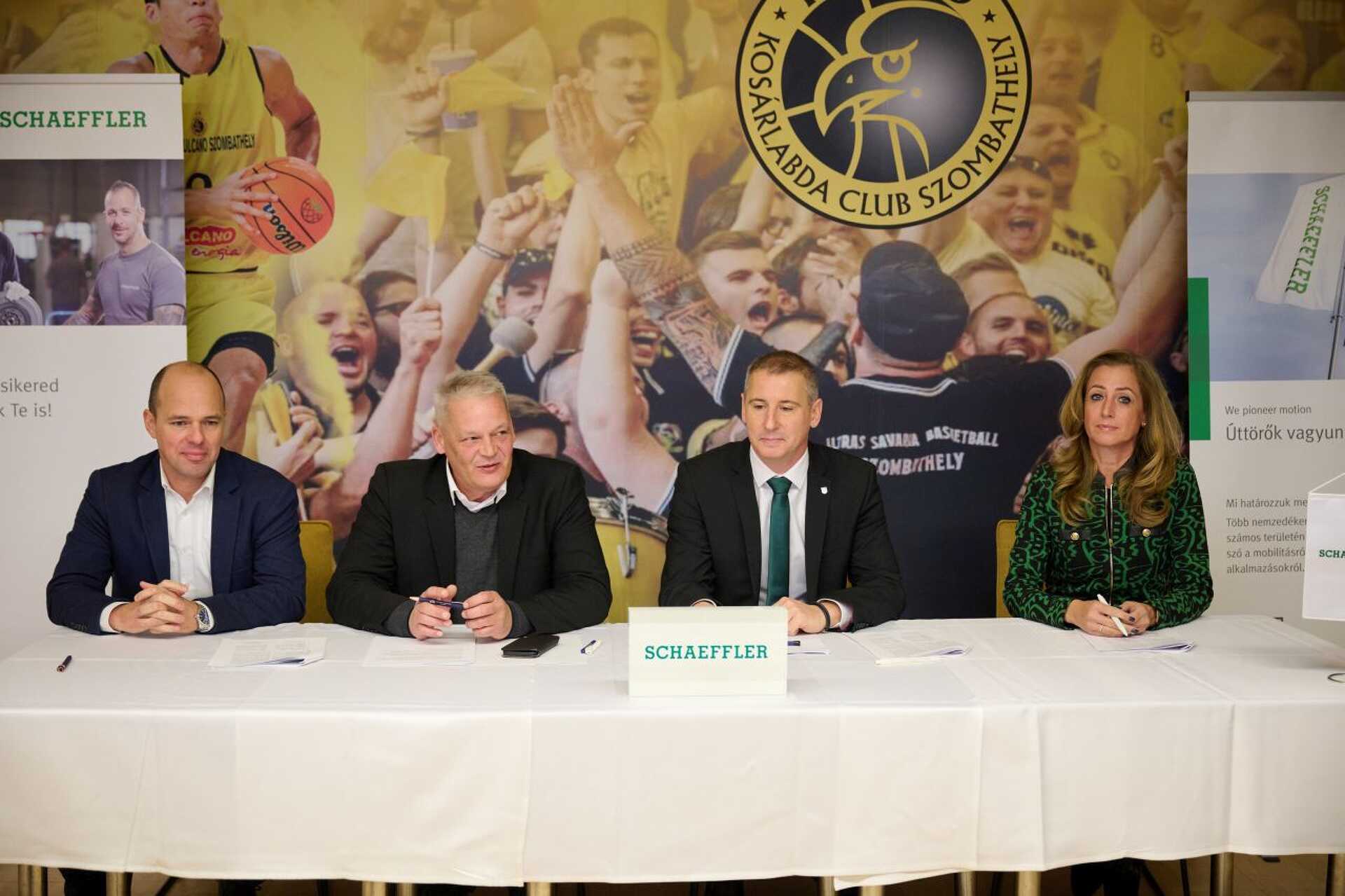  5 éves megállapodást írt alá a Schaeffler Savaria Kft. és a Szombathelyi Sportközpont és Sportiskola 