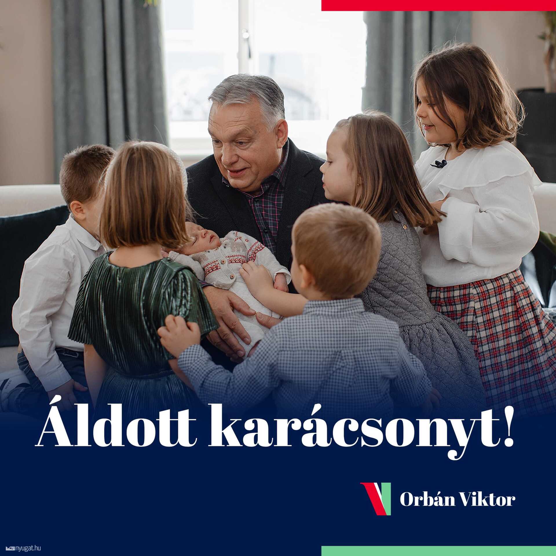 Orbán Viktor és a hat unoka