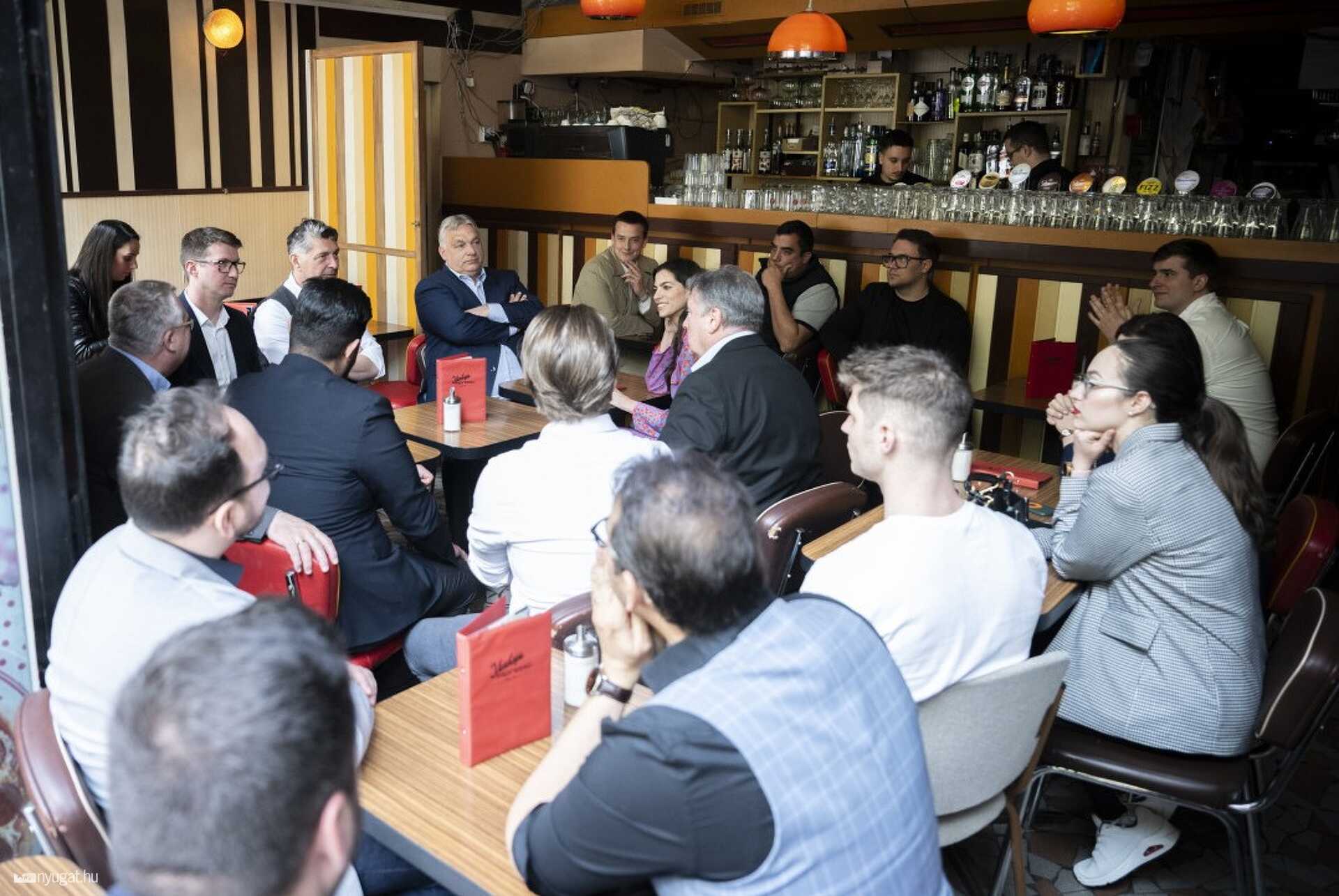 Orbán kampány az Ibolya presszóban