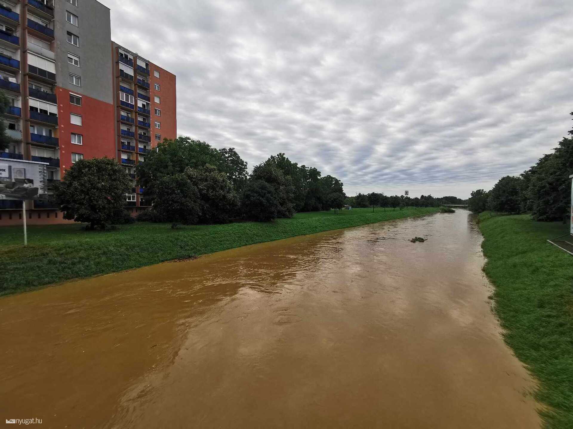 A Perint a nagy eső után