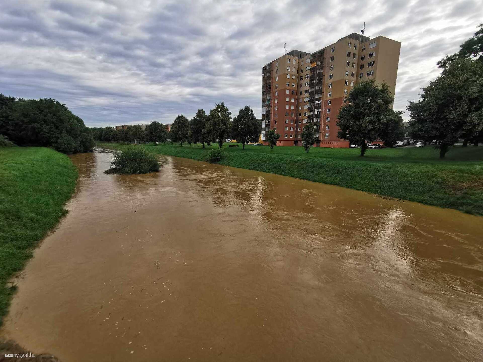 A Perint a nagy eső után