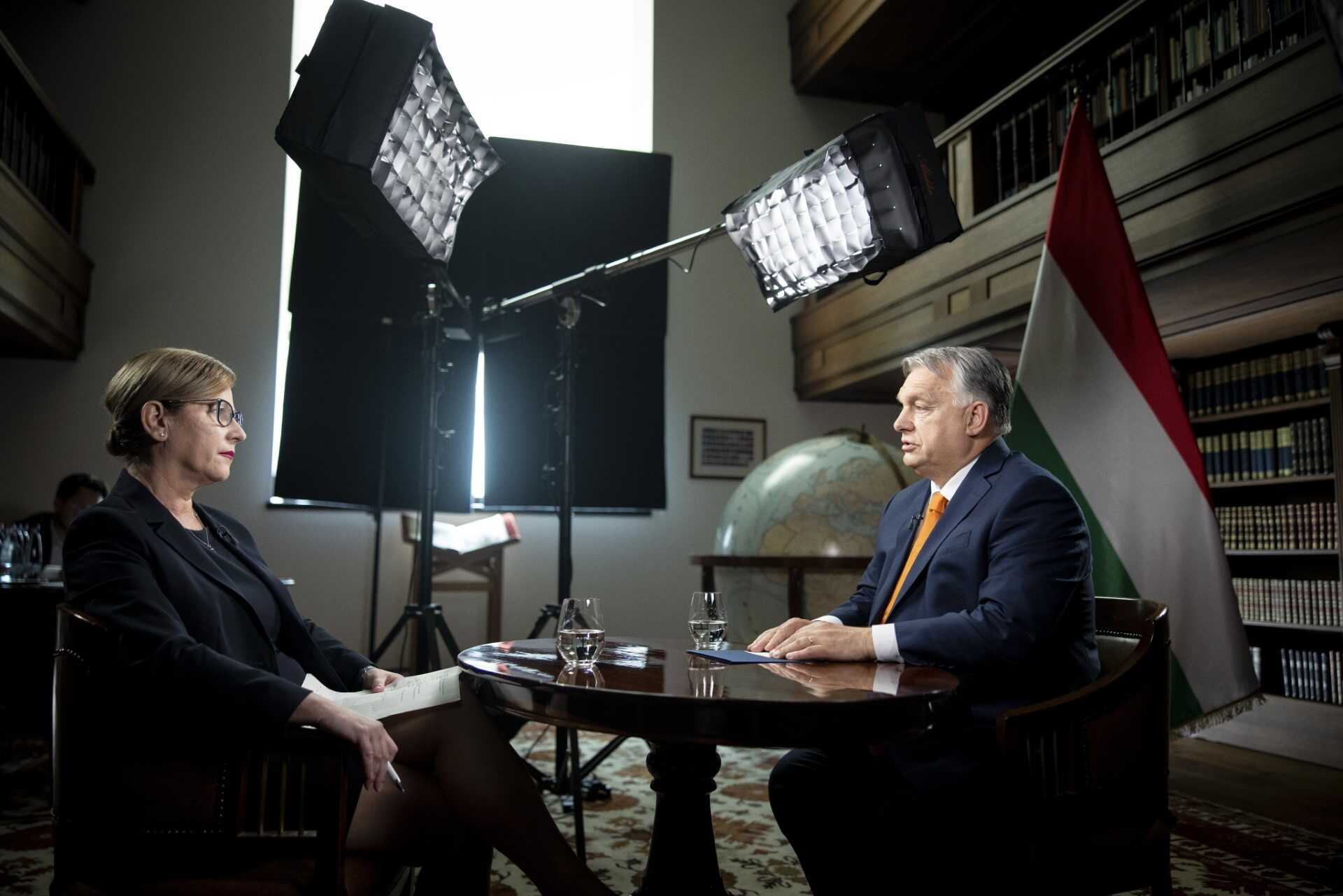Orbán Viktor interjút adott az M1-nek