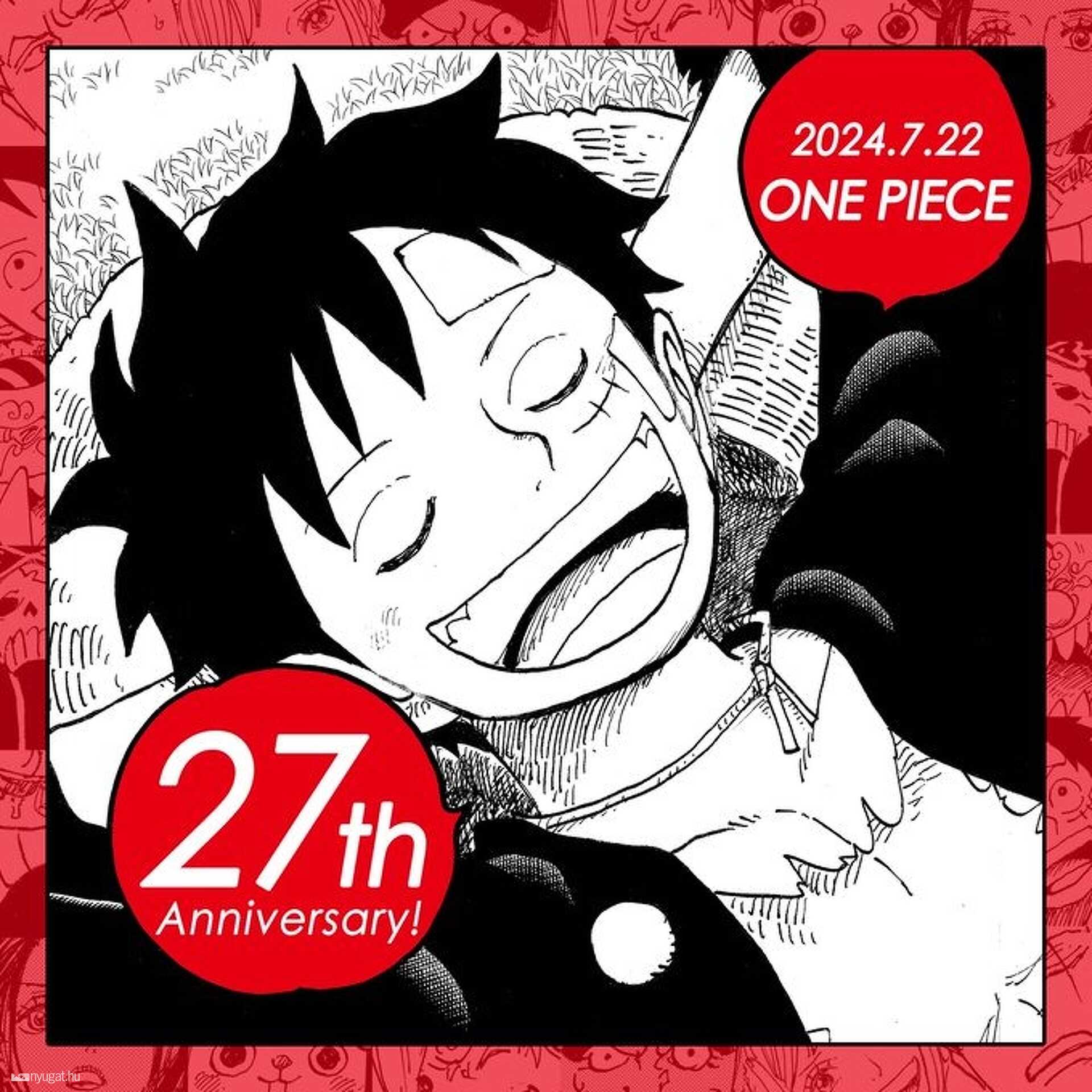 A One Piece 27. évfordulójának promóciós képe