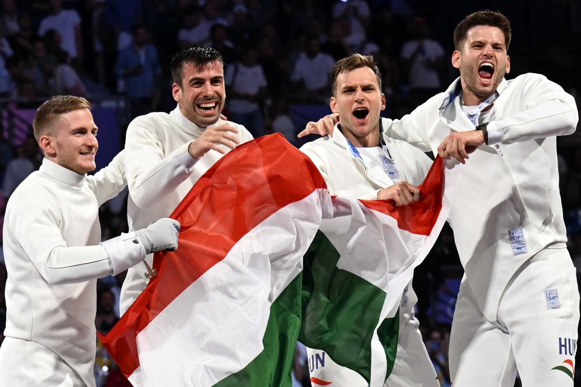 Aranyérmes a magyar férfi párbajtőrcsapat