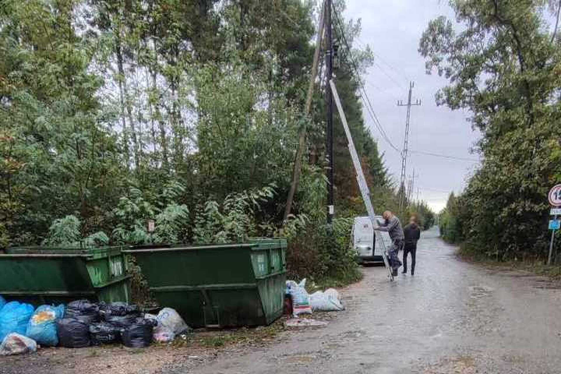 Szeméthelyzet a Parkerdőben 