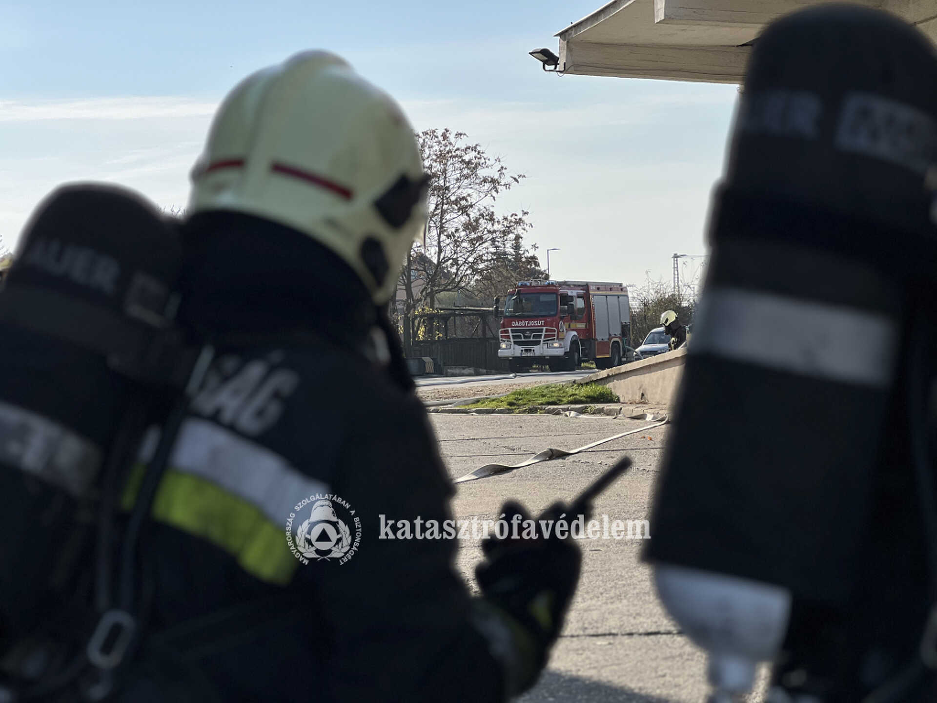 Szombathelyi üzemnél tartottak védelmi gyakorlatot a tűzoltók 