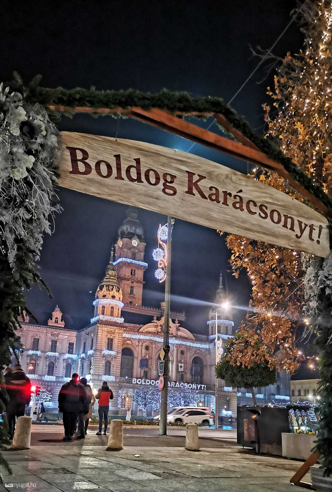 Győr adventi fényei