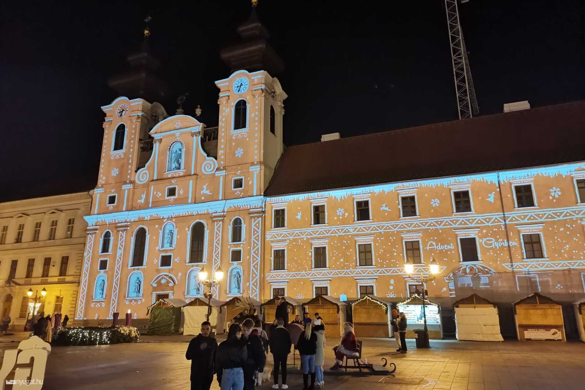 Győr adventi fényei