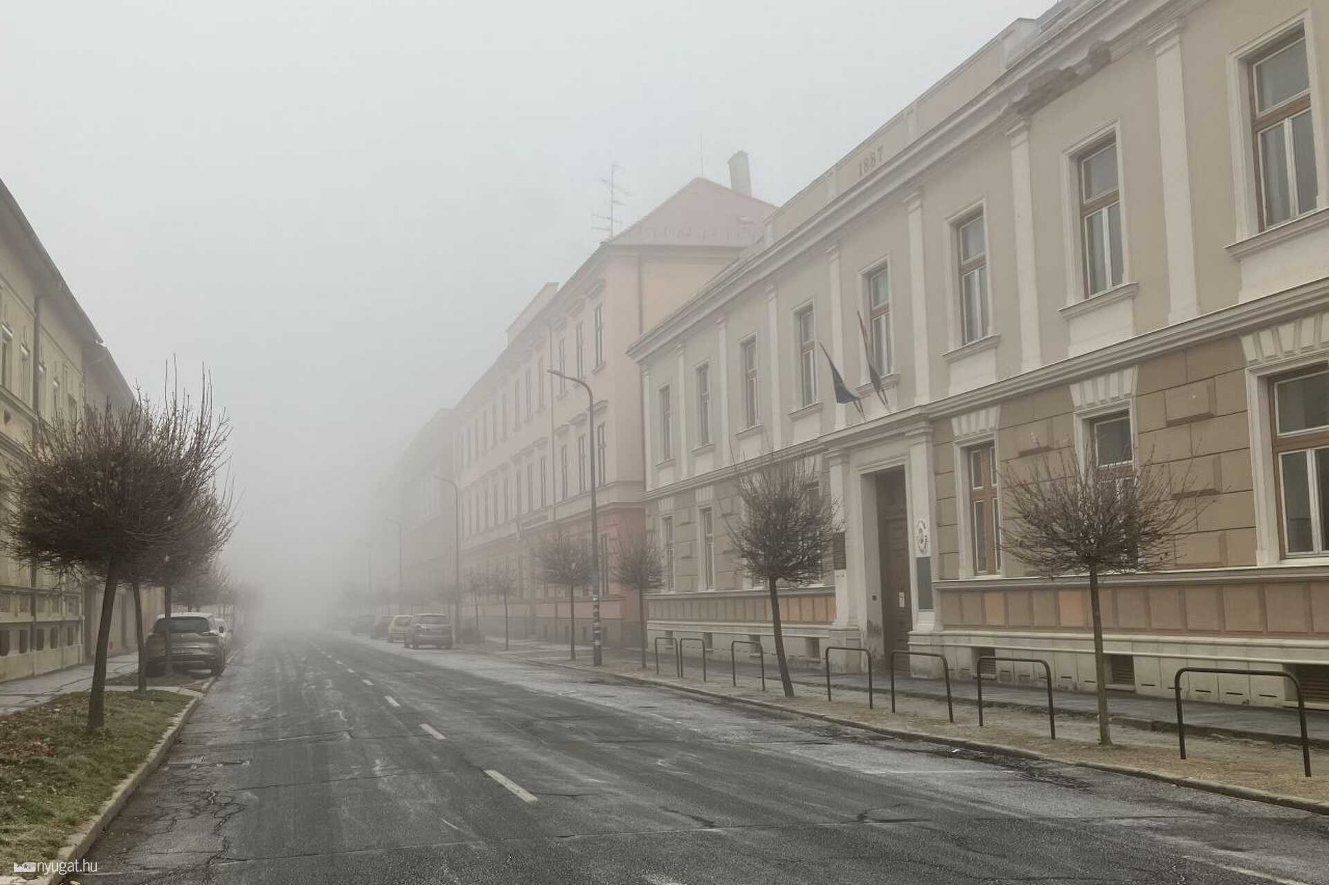 Fagyos szilveszter reggel Szombathelyen