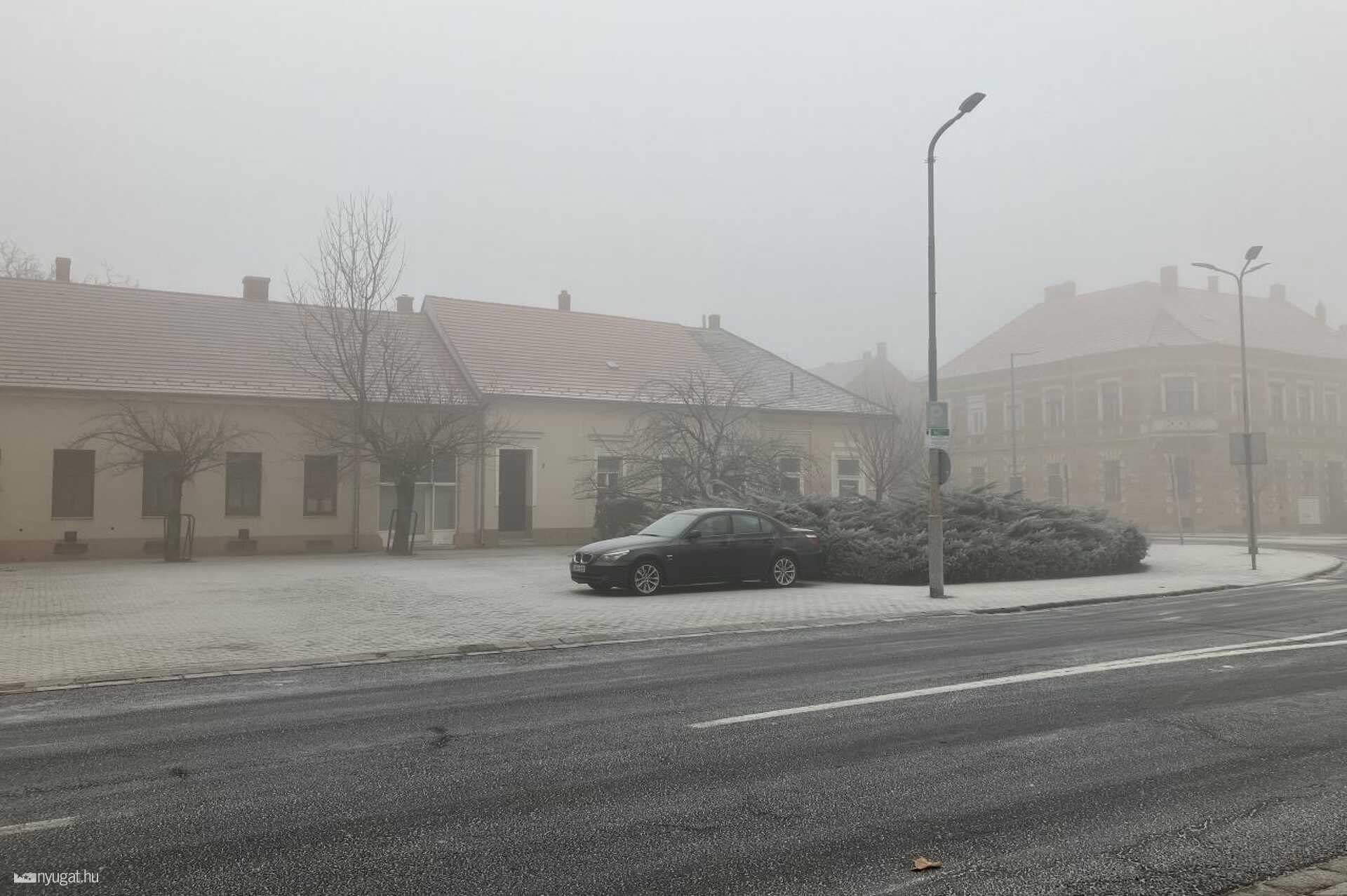 Fagyos szilveszter reggel Szombathelyen