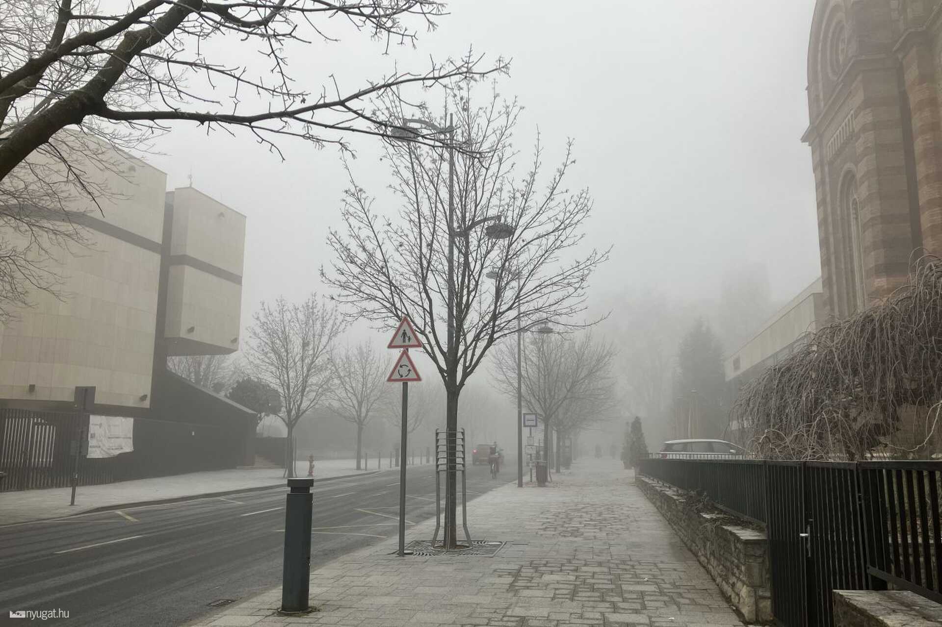 Fagyos szilveszter reggel Szombathelyen