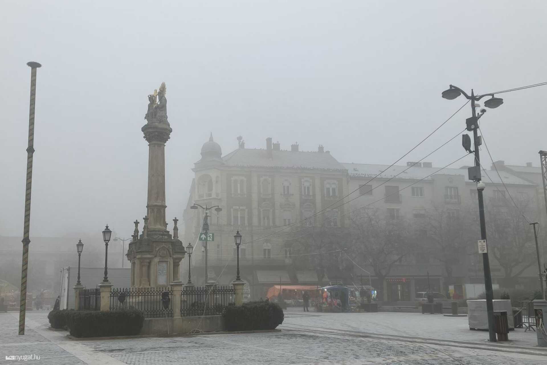 Fagyos szilveszter reggel Szombathelyen