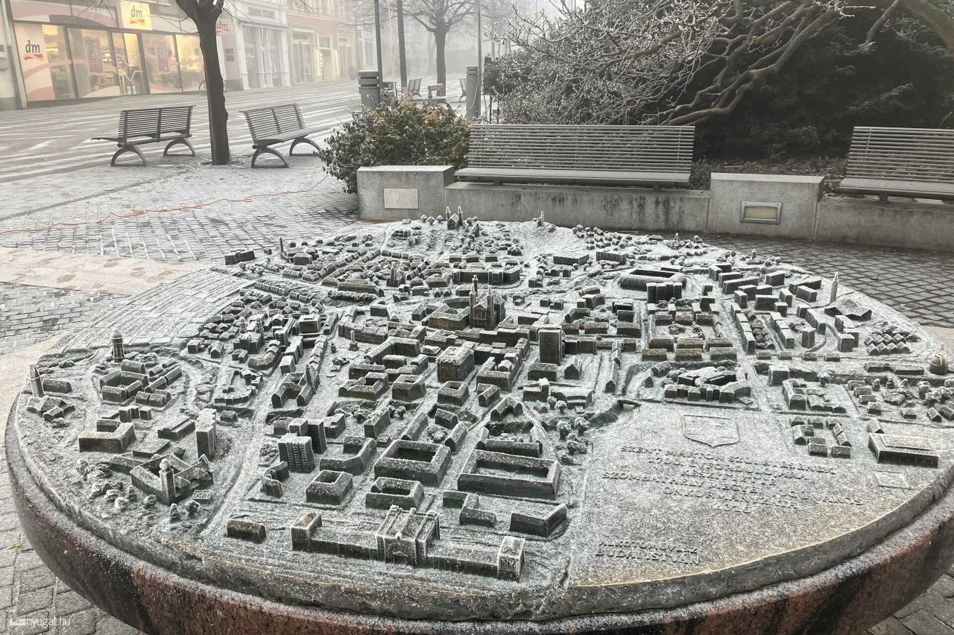 Fagyos szilveszter reggel Szombathelyen 