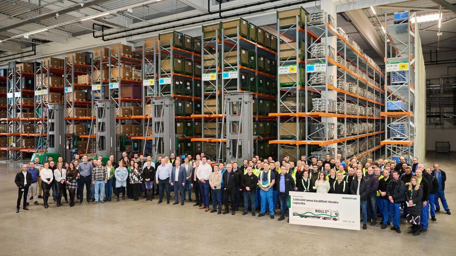 A Schaeffler Savaria logisztikai mérföldkövet ünnepel (PR)