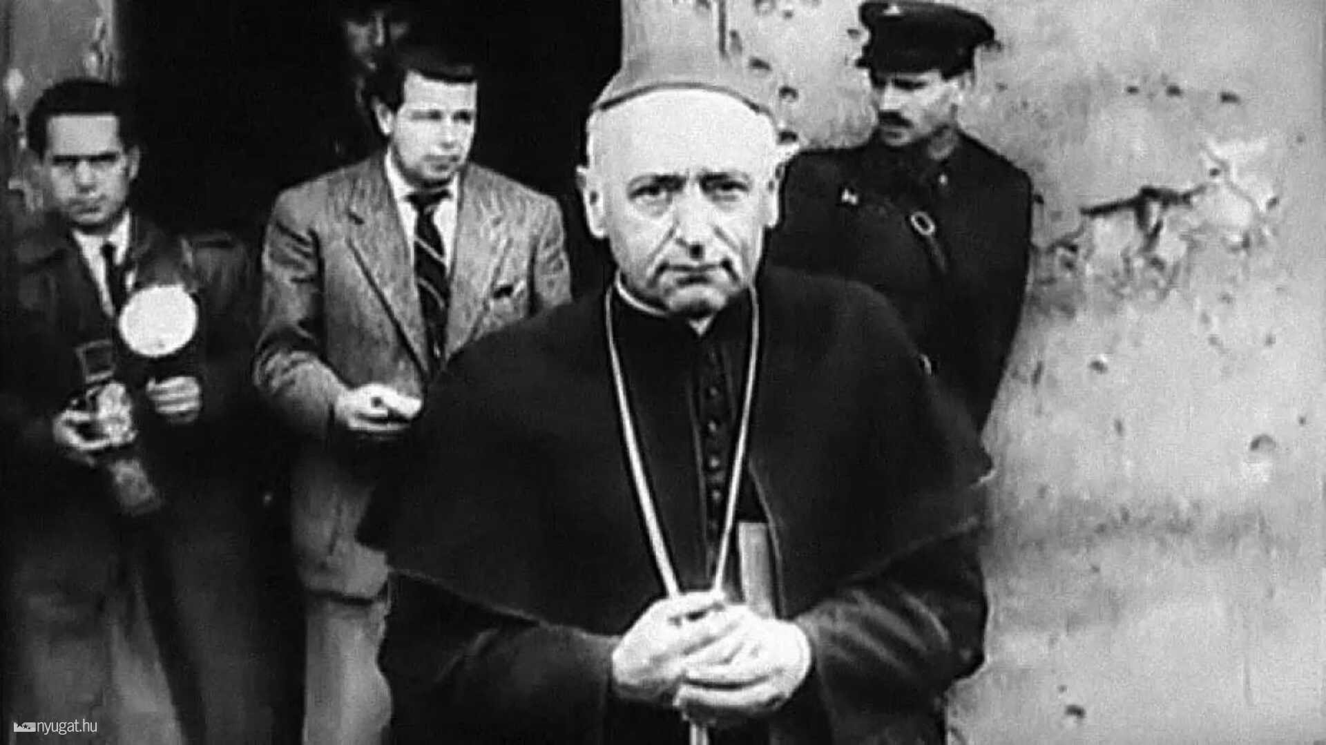 Mindszenty József esztergomi érsek, bíboros, hercegprímás.