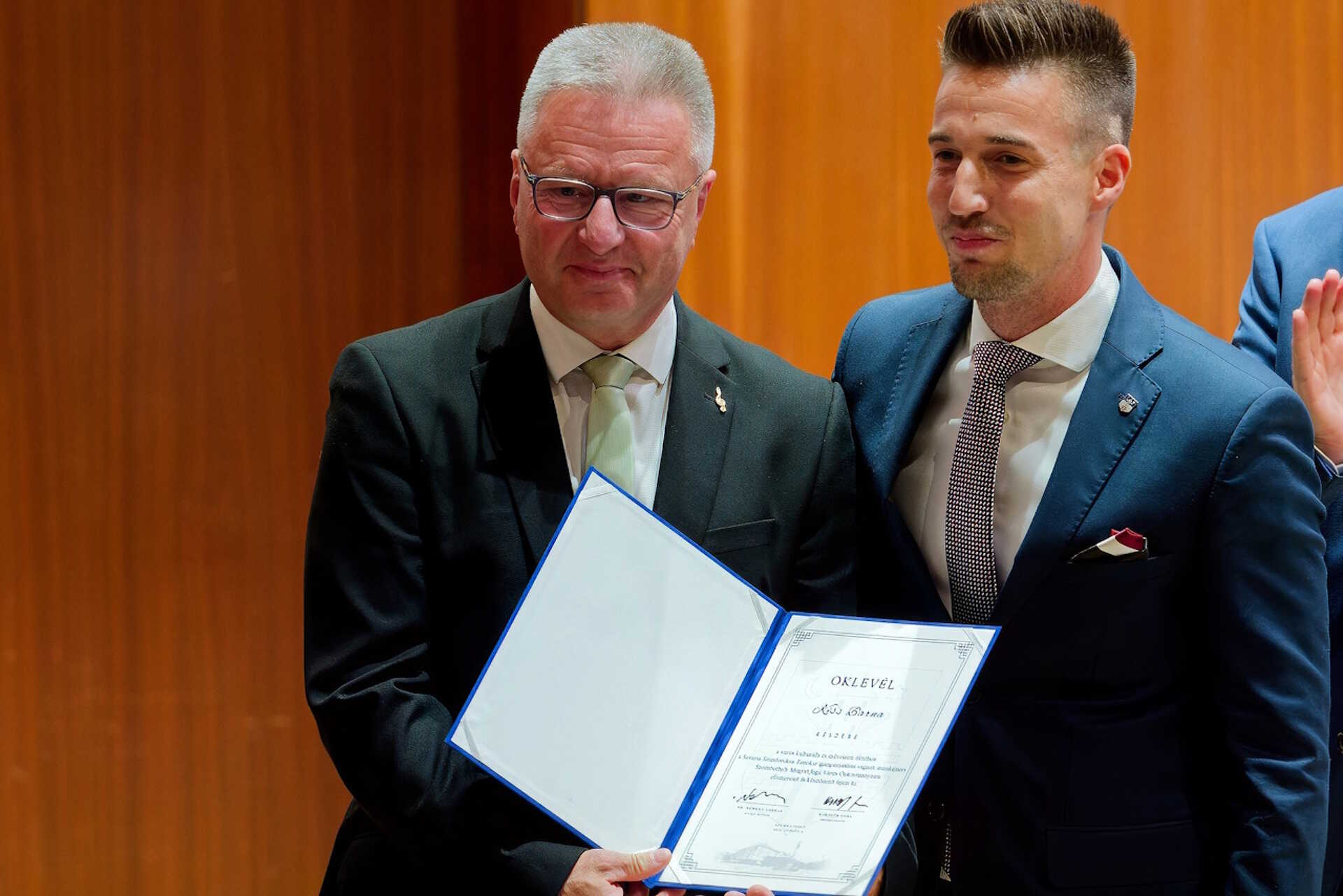Kiss Barna és Horváth Soma alpolgármester