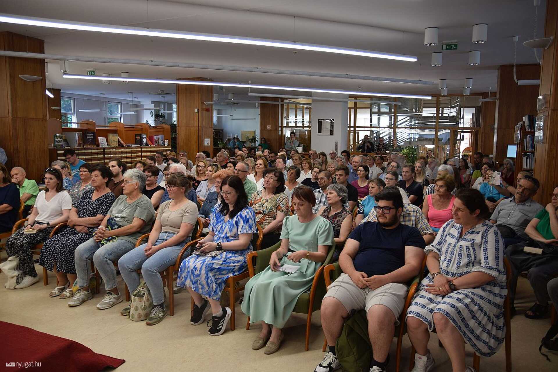 Nádasdy Ádám a szombathelyi könyvtárban