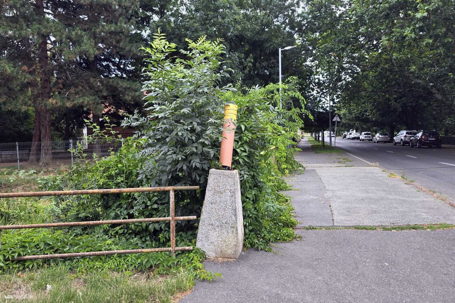 A Deák Ferenc utcai Gyöngyös-híd