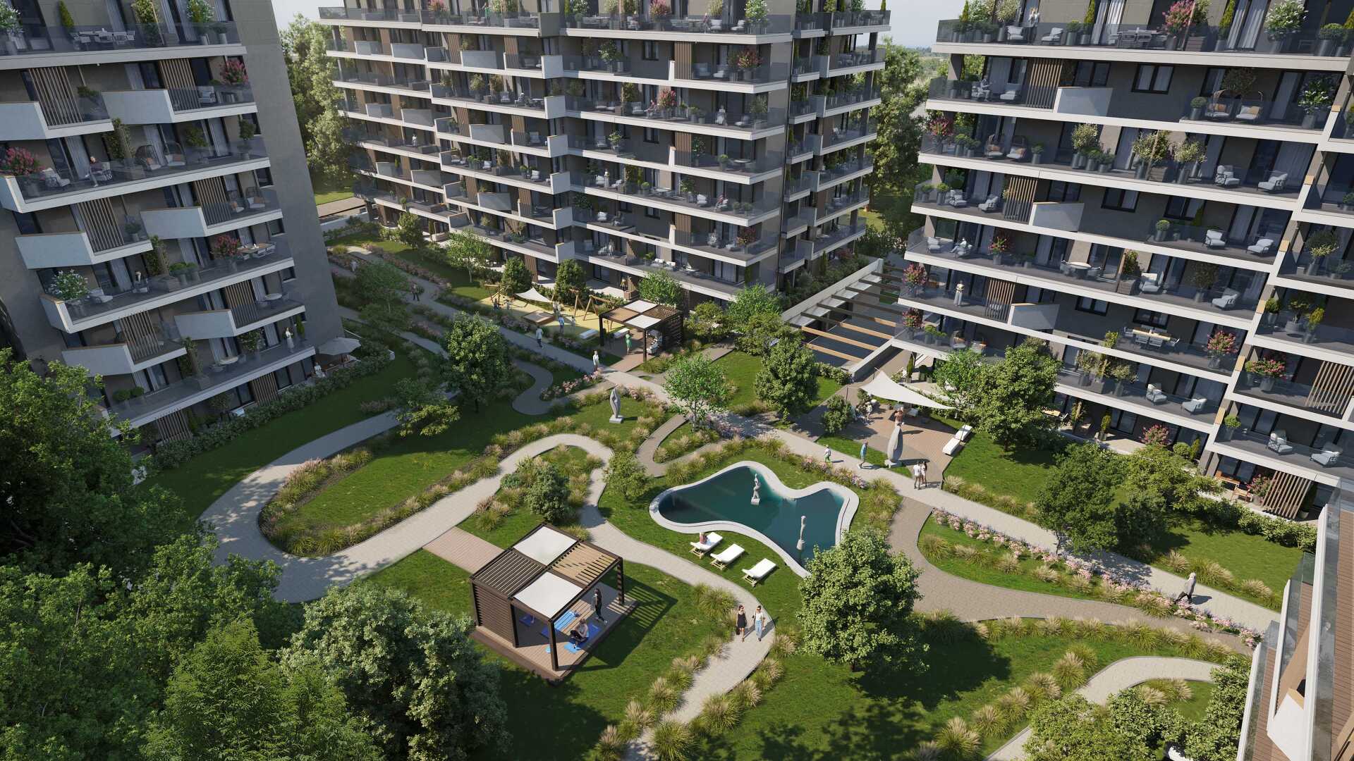 Waterside Residence – saját wellness, kültéri és beltéri fitness a lakóknak