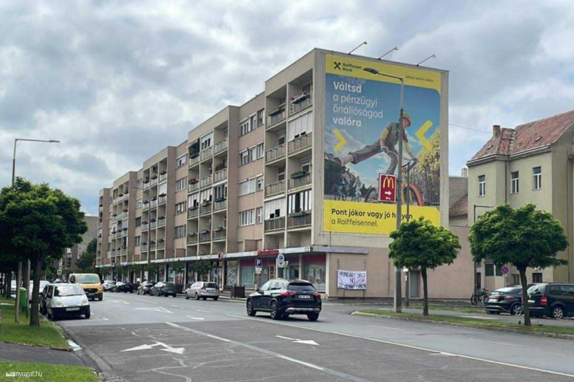 Titokban felrakott molino Szombathelyen 