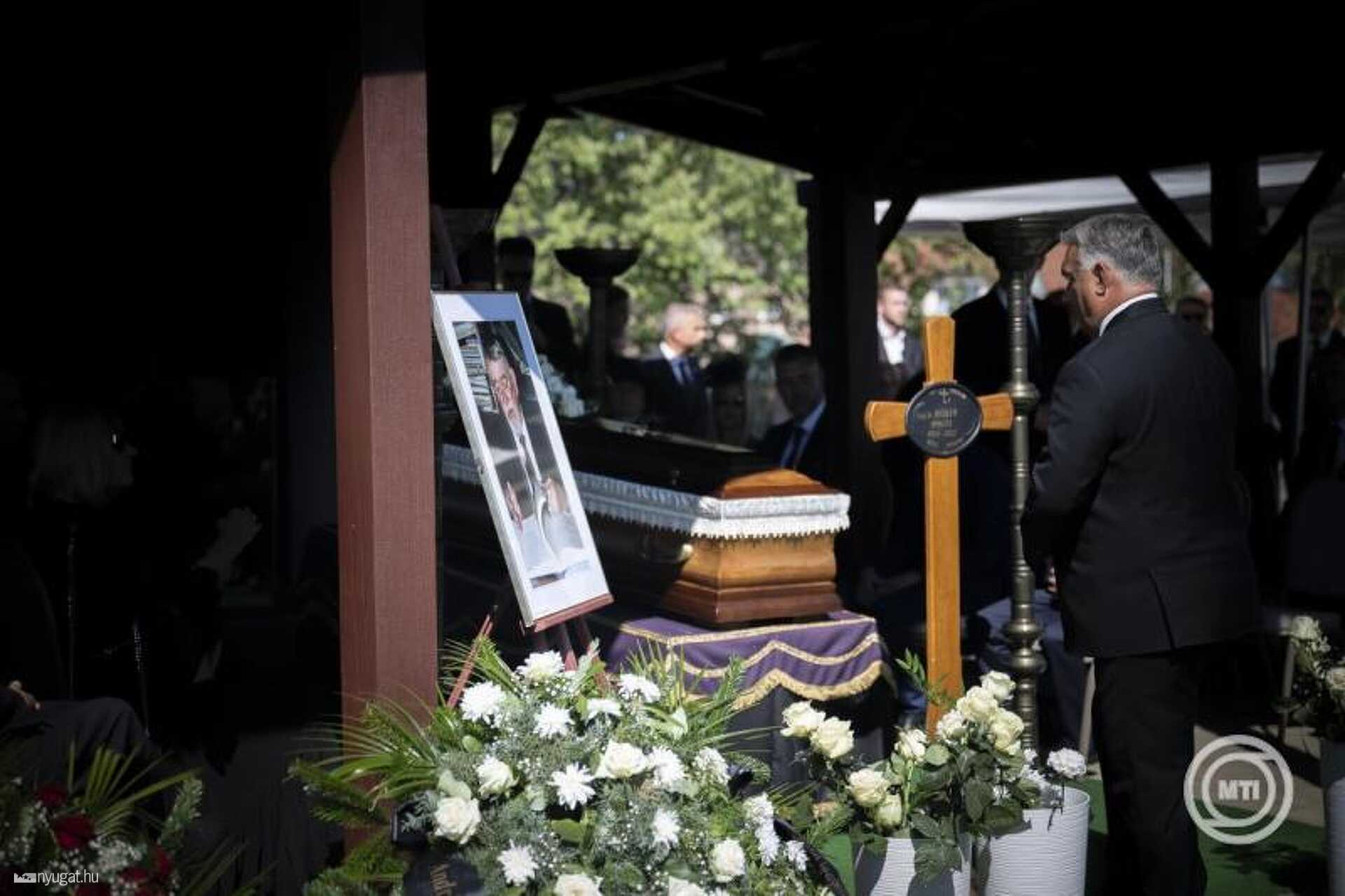 Orbán Viktor miniszterelnök Kásler Miklós temetésén 