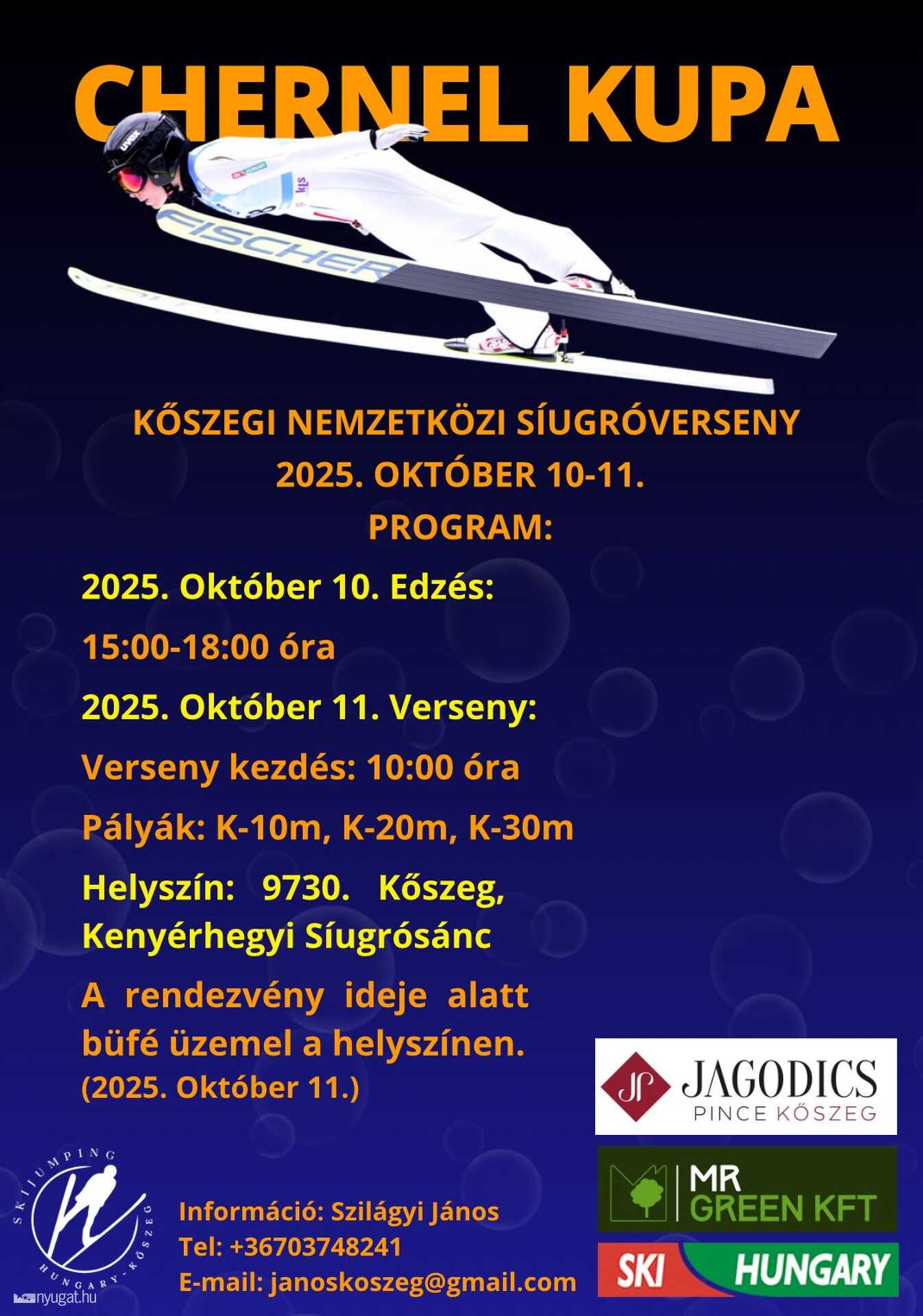 Visszatér a Nemzetközi Síugróverseny Kőszegre: Izgalmas Sportesemény Október 11-én!