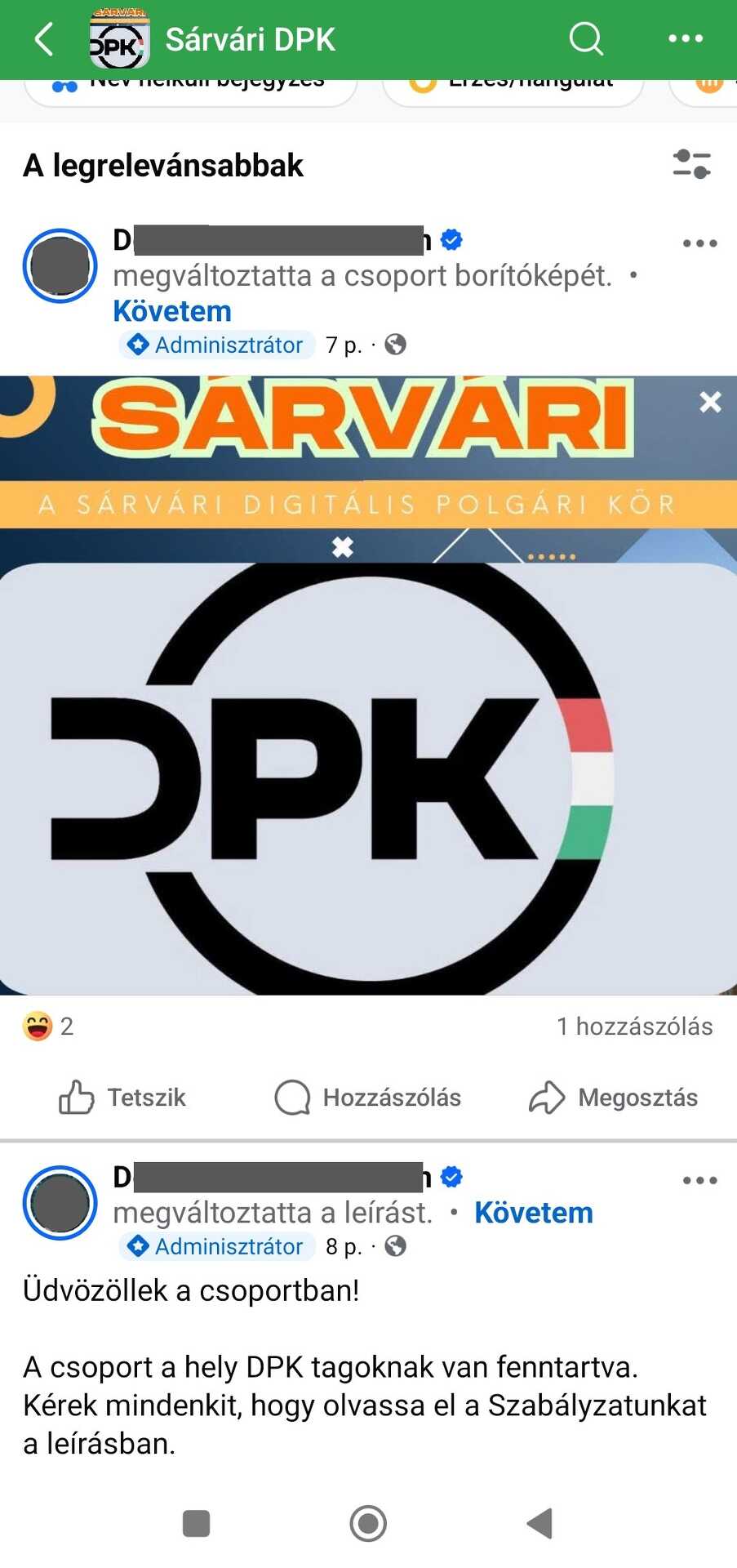 Álláskereső Facebook-csoportból lett politikai gyűjtőhely Sárváron