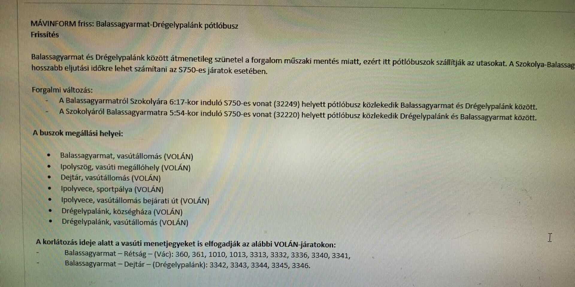A belső dokumentum