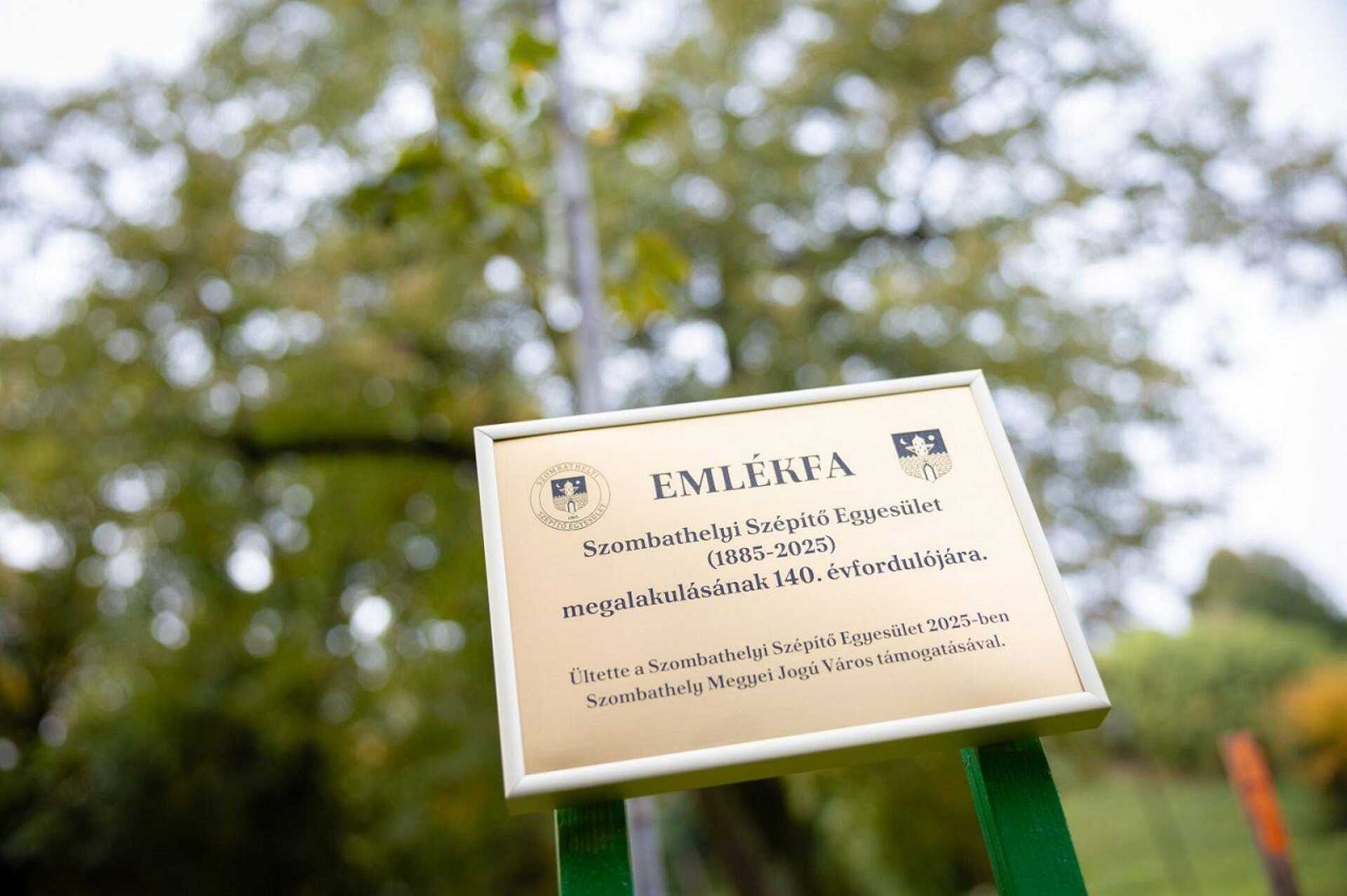 Szombathelyi Szépítő Egyesület 140 éves jubileum