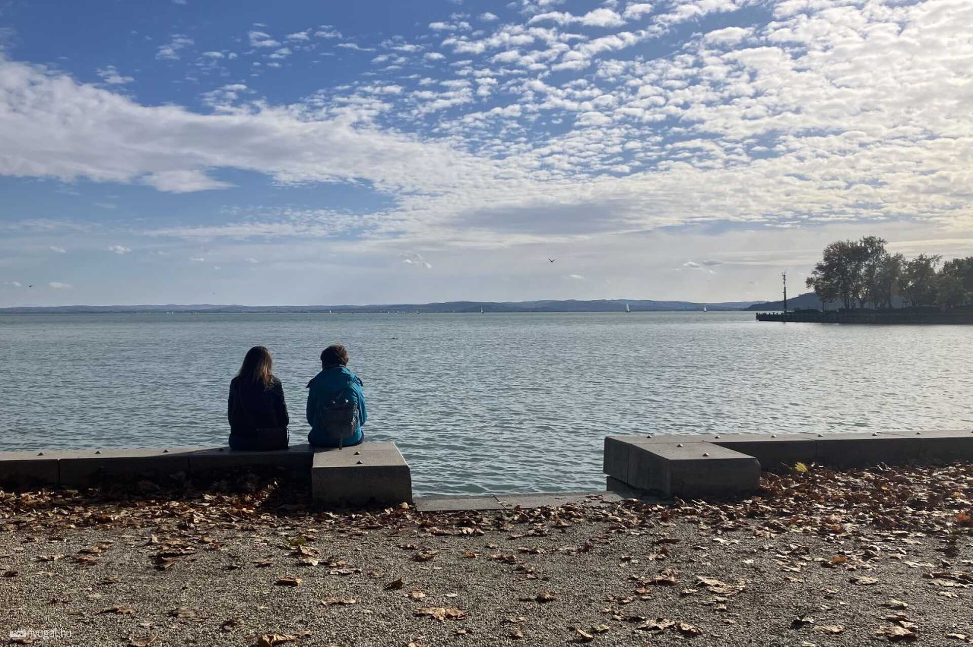 Ősz a balatonfüredi Tagore sétányon 