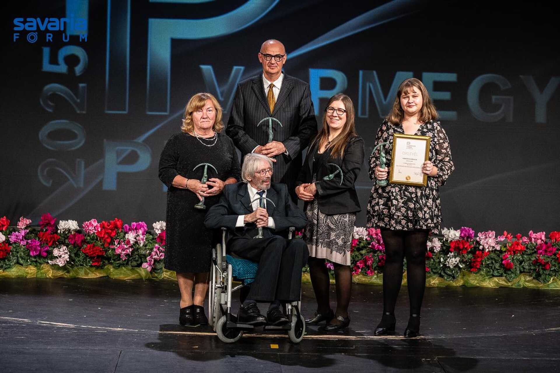 Barta Veronika, Devecsery László, Zsebe Ferenc, Pálné Horváth Mária és Horváth Florencia