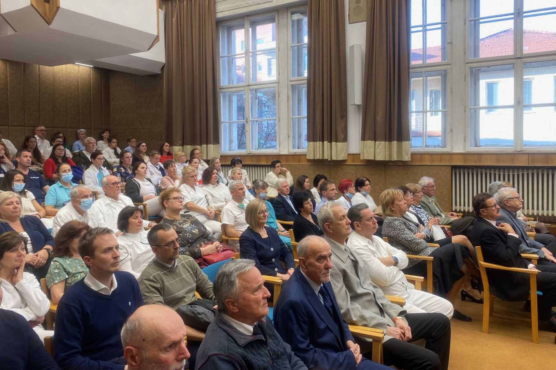 Pető emlékünnepség a Markusovszky kórházban 