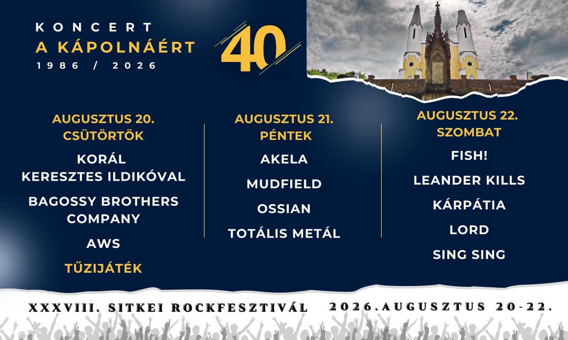 Balázs Fecóra emlékeztek és bejelentették a 40 éves jubileumi Sitkei Rockfesztivál programját