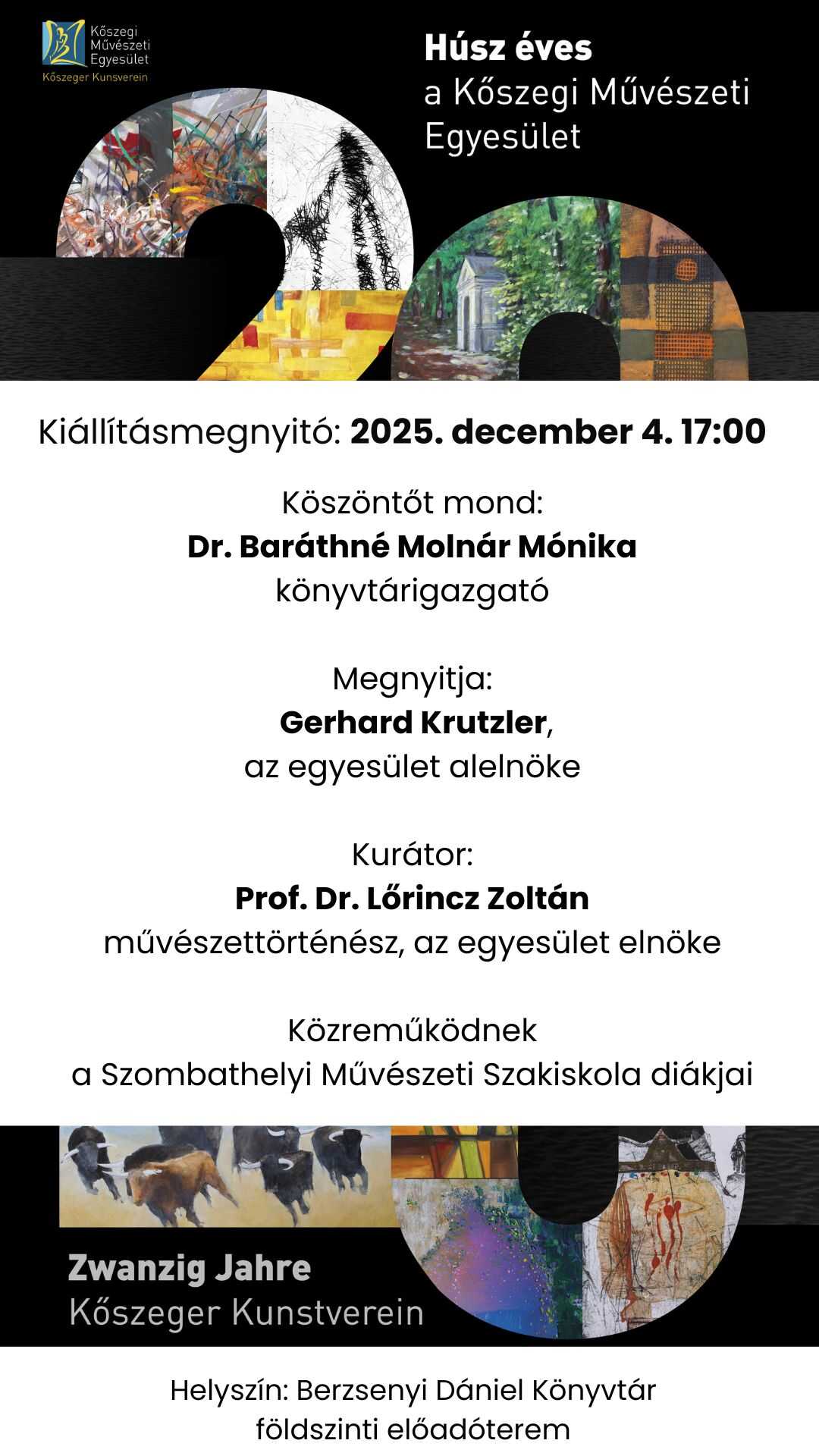 Húsz éves a Kőszegi Művészeti Egyesület