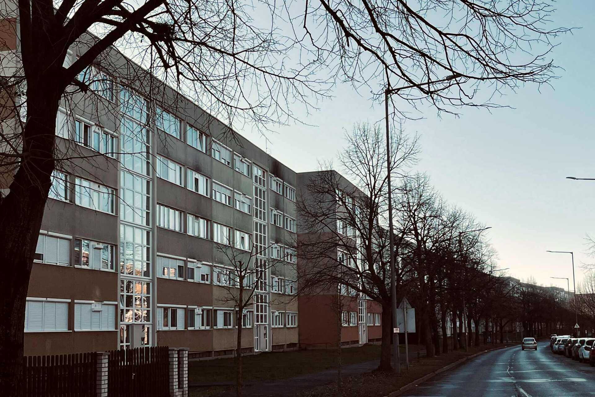 Szalagházak a Szent Flórián körúton