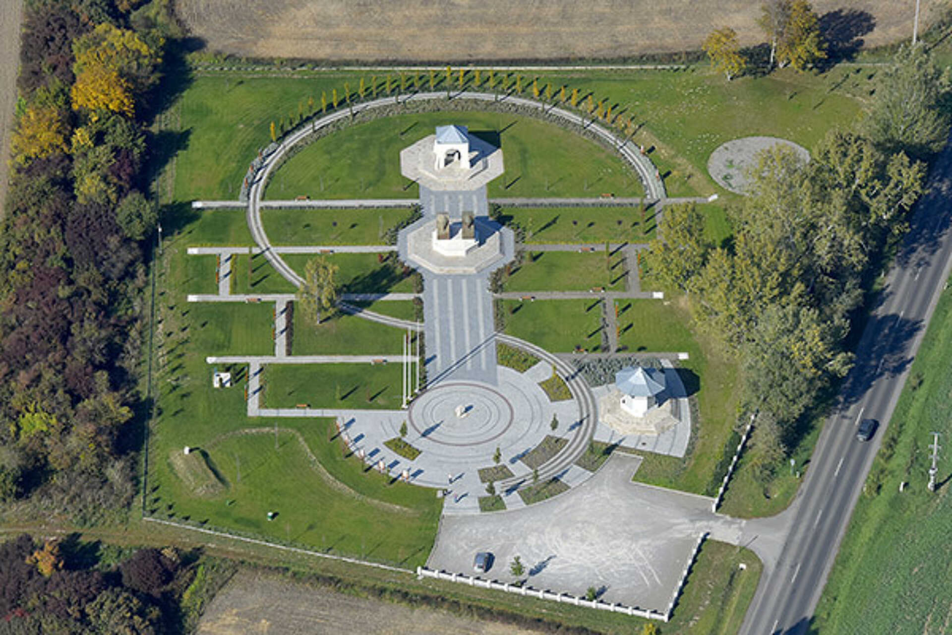 A Magyar-Török Barátság Park a levegőből