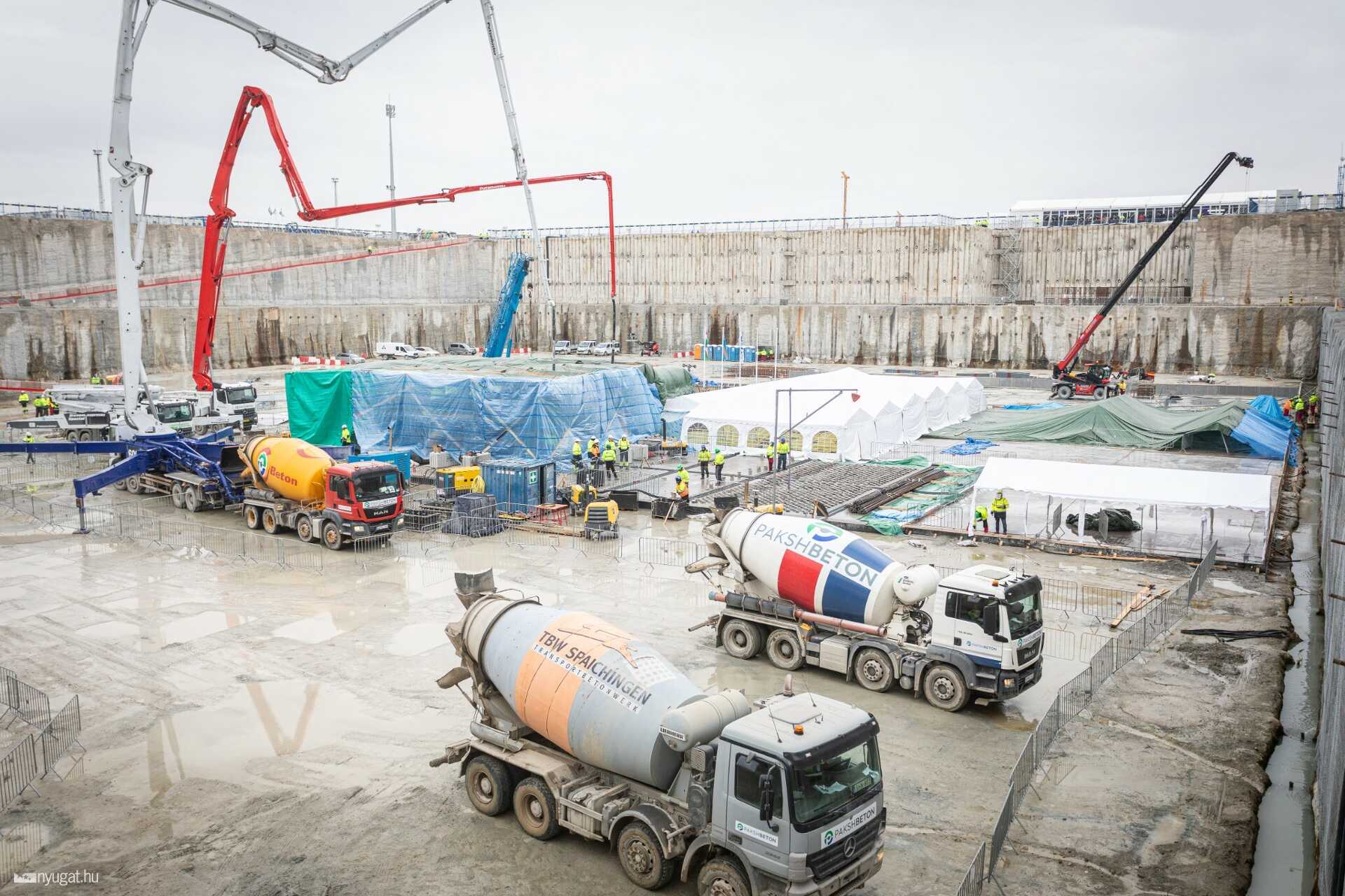 Új szakaszba lépett a paksi atomerőmű bővítése, megkezdődött az 5. blokk építése