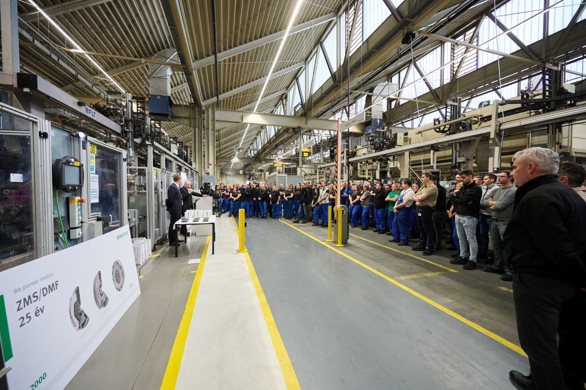 A Schaeffler Savaria Kft. munkatársai együtt ünnepelték a jubileumot. 