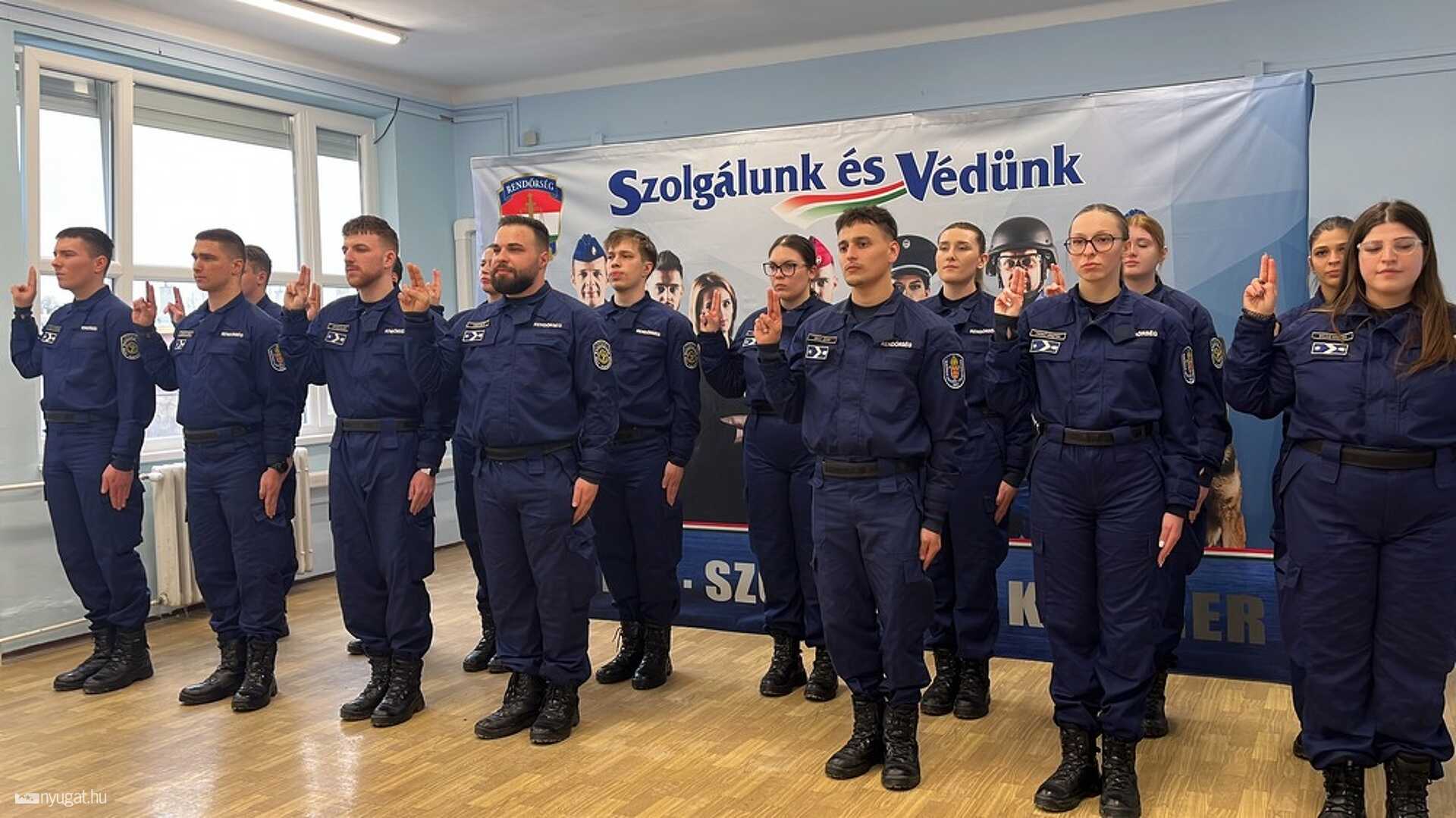 Rendőr tiszthelyettesek végeztek Körmenden