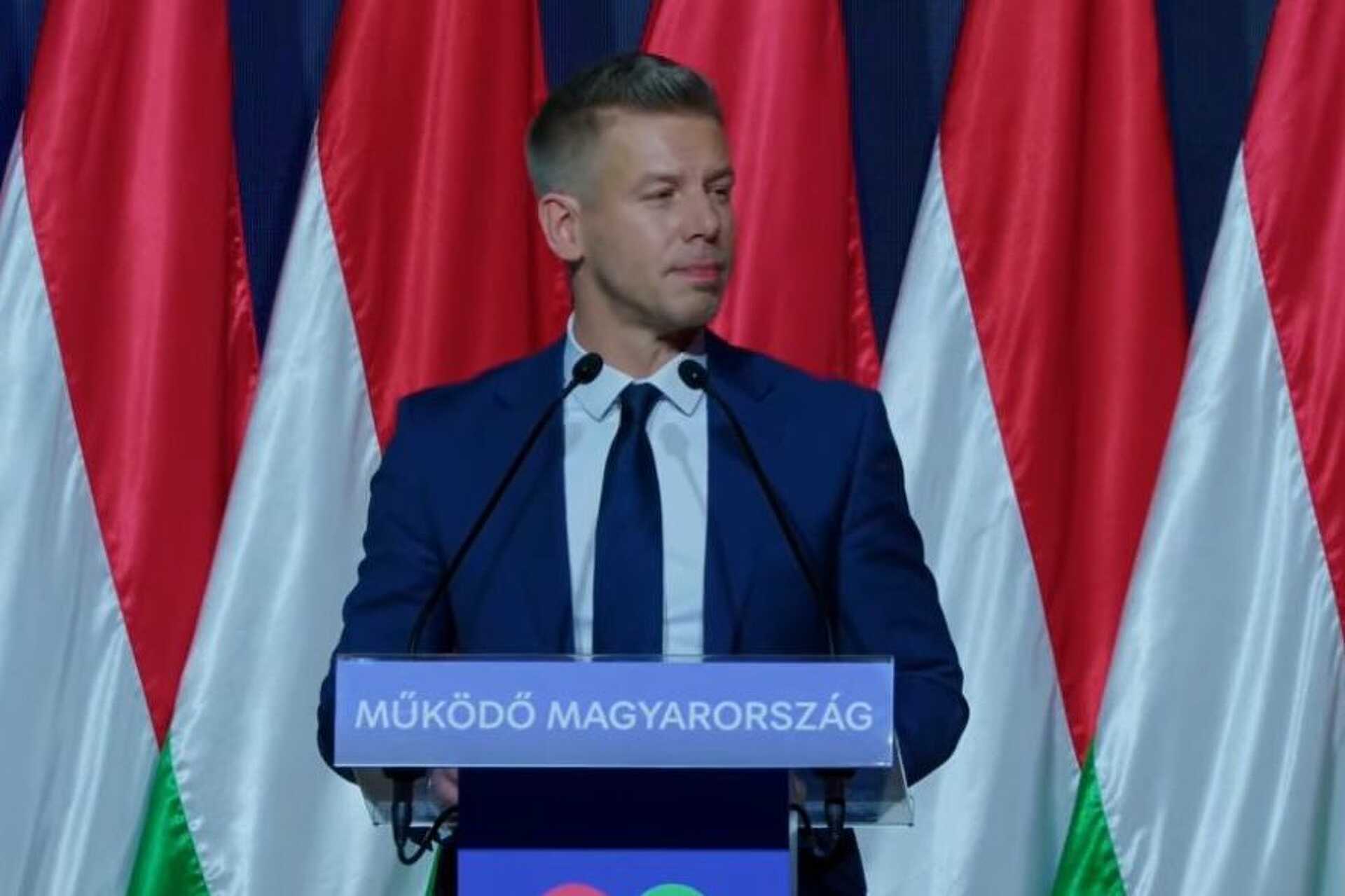 Magyar Péter a Tisza Párt évértékelőjén