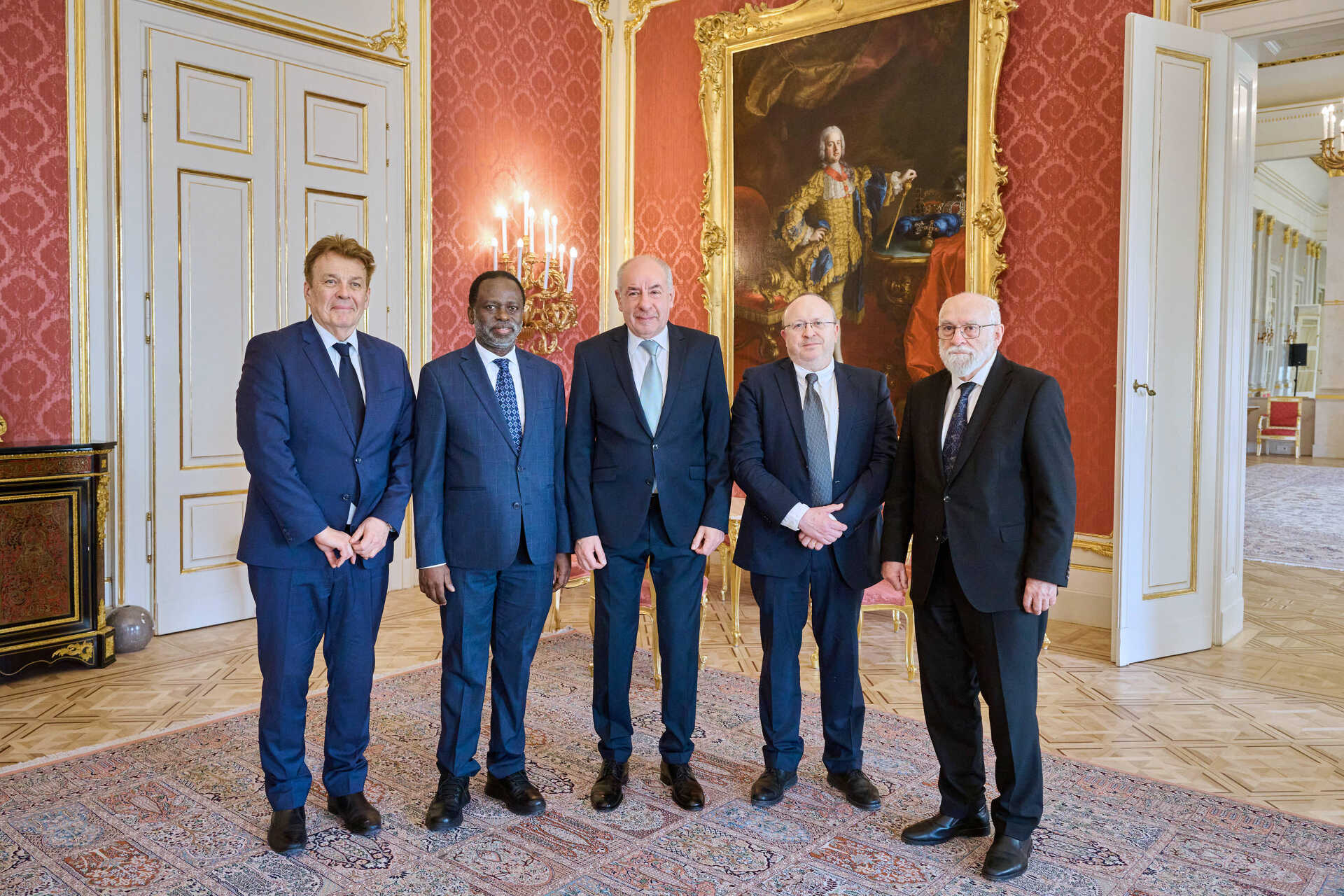 Miszlivetz Ferenc, Tshilidzi Marwala, Sulyok Tamás,  Philippe De Lombaerde  és Bogárdi János