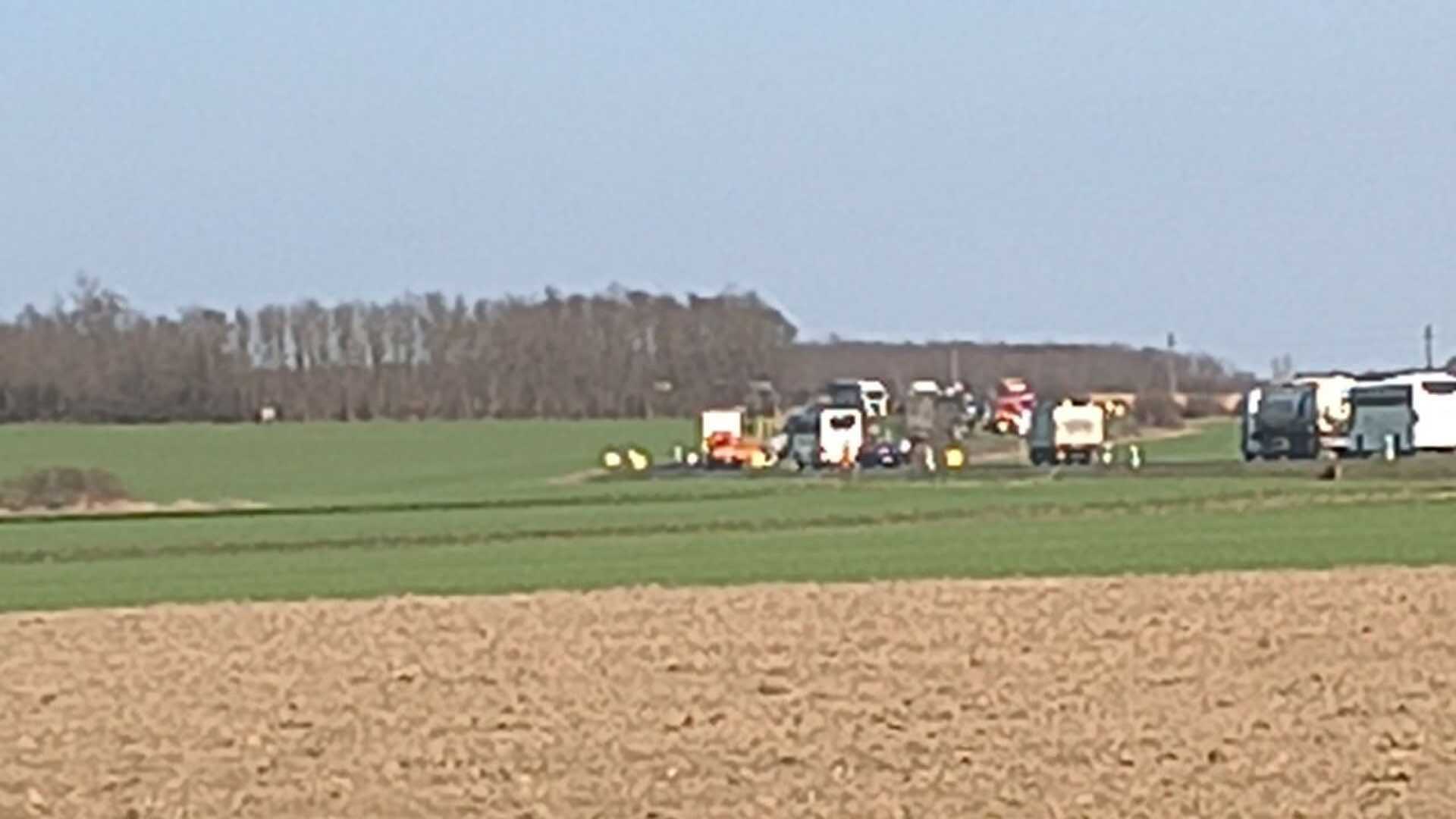 Torlódás és kigyulladt kamion Rádócon